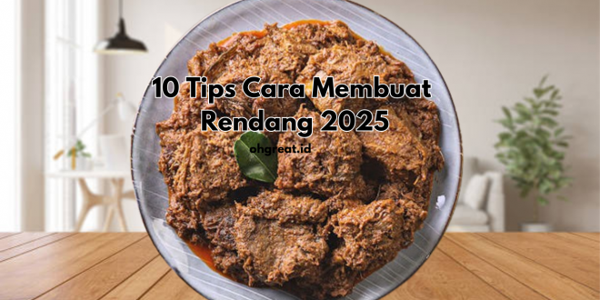 Cara Membuat Rendang