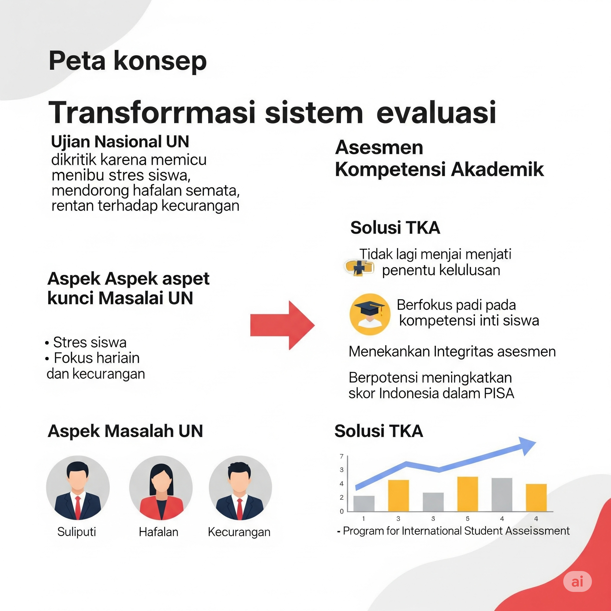 Dari Ujian Nasional Menuju Asesmen Kompetensi Akademik Dari Ujian Nasional Menuju Asesmen Kompetensi Akademik